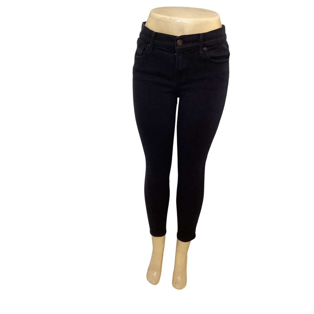 EXPRESS Womens Black‎ Mid Rise Skinny Leggings Jeans Pants Size 8S